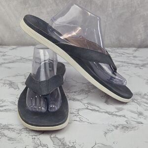 Peter Millar Leather Hyperflight Slide Flip Flop Mens 11